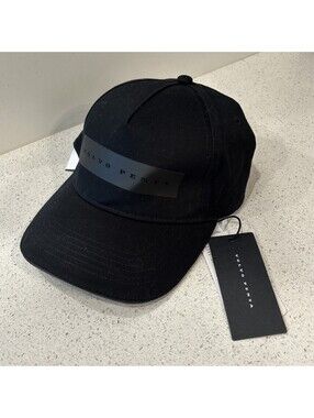 Volvo Penta Black On Black Logo Adjustable Organic Cotton Baseball Hat Cap